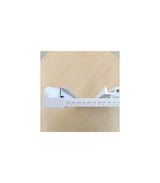 Hoekdouchecabine van PVC met vouwdeuren - 2 deuren met centrale opening 110x110x187cm