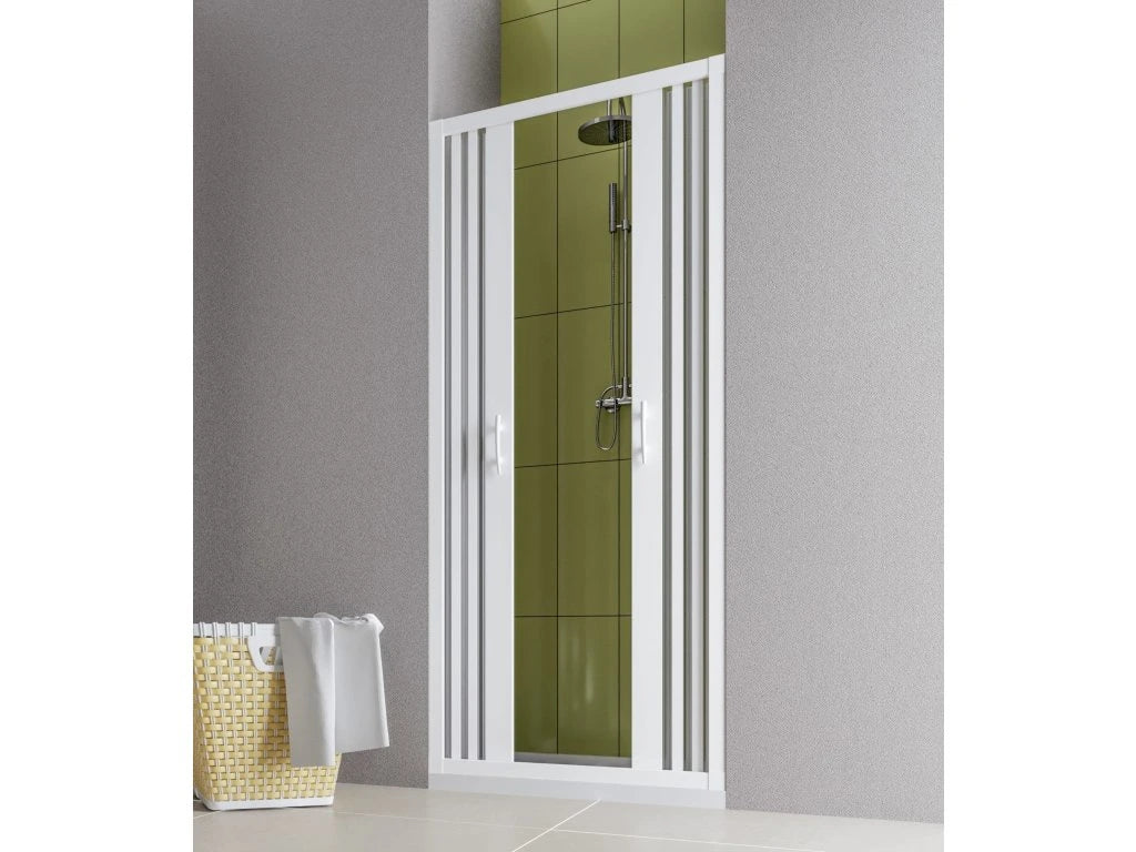 Douchescherm FLEX - MARTE NIEUW, Sluiting in het midden, 110x130x185cm