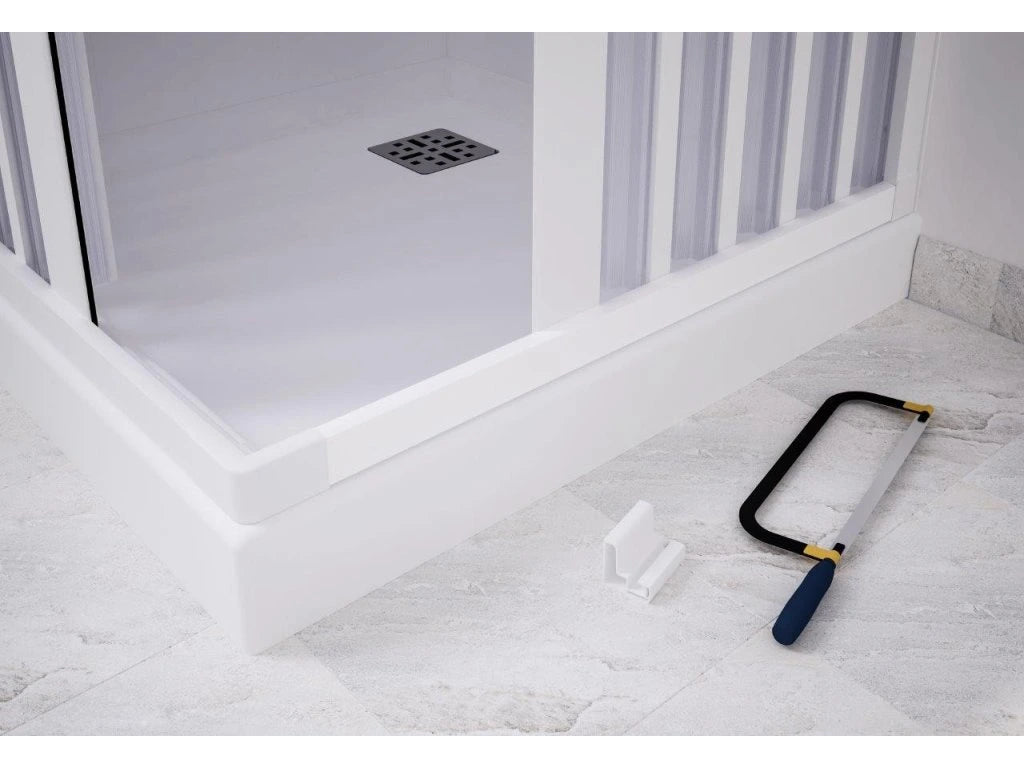 Douchescherm FLEX - MARTE NIEUW, Sluiting in het midden, 110x130x185cm