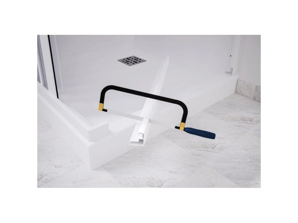 PVC-badkamerscherm, Flex-model, met centrale opening, 70x170x150 cm