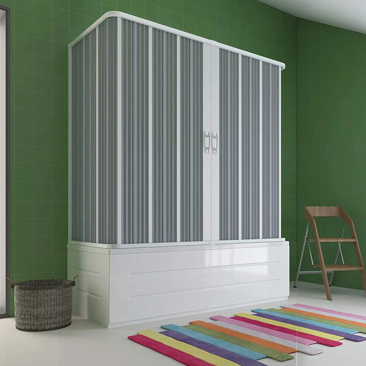 Olsen Spa Flex Vasca Saturno Nieuw badscherm 70x170x70cm