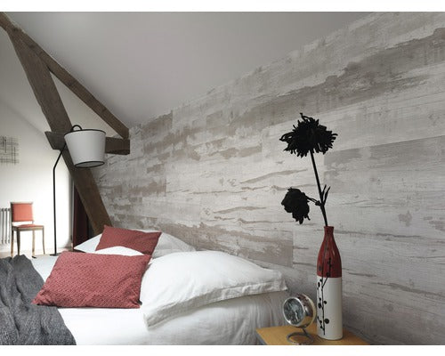 grosfillex element compact premium cabane naturel pvc wandpanelen houtlook 120 x 15,4 cm voor wand en plafond