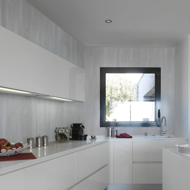 grosfillex element compact premium datcha wit pvc wandpanelen houtlook 120 x 15,4 cm voor wand en plafond