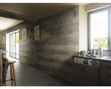 grosfillex element compact premium megeve grijs pvc wandpanelen houtlook 120 x 15,4 cm voor wand en plafond