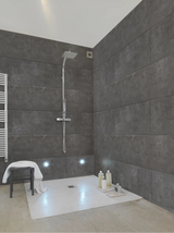 grosfillex element compact touch beton antraciet pvc wandpanelen 120 x 37,5 cm moderne betonlook voor wand en plafond