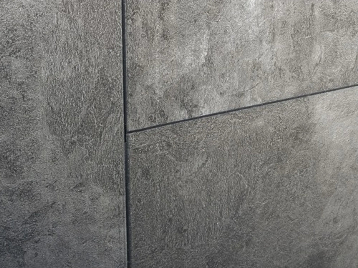 grosfillex element compact touch beton antraciet pvc wandpanelen 120 x 37,5 cm moderne betonlook voor wand en plafond