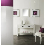 Grosfillex G Life paneel wit glans Decoration 260 x 35 cm. PVC wandpanelen met glanzende afwerking waterbestendig en onderhoudsvriendelijk voor badkamer keuken en interieur.