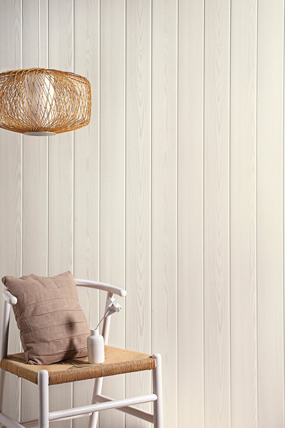 grosfillex pvc wandpanelen fijn wit hout 260 x 37,5 cm waterbestendig voor muur en plafond lichte houtlook interieur