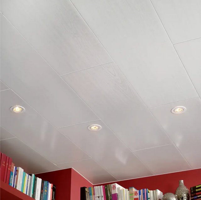 grosfillex easytop pvc wandpanelen wit generfd 8 mm tand en groef waterbestendige wandbekleding voor badkamer en plafond