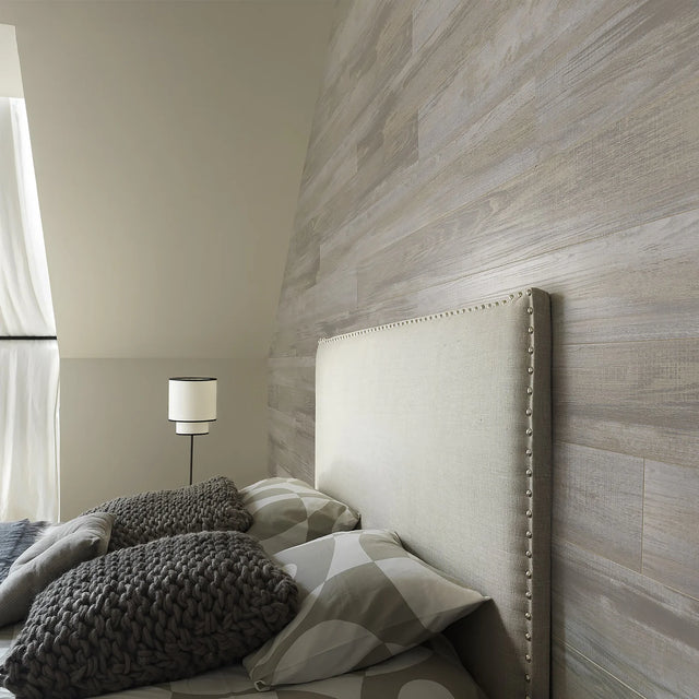 grosfillex element compact premium datcha grijs pvc wandpanelen houtlook 120 x 15,4 cm voor wand en plafond