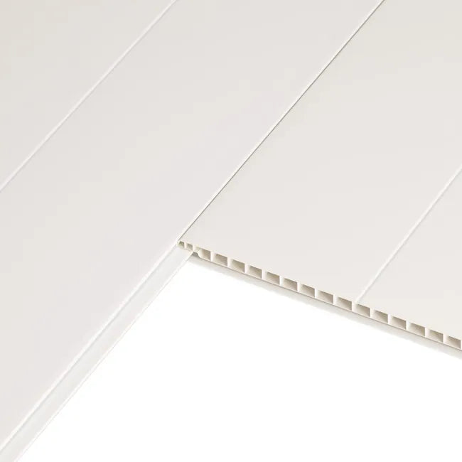 grosfillex exatop 2 vaks pvc wandpanelen wit 400 x 37,5 cm waterdicht voor badkamer en keuken wand en plafondbekleding