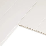 grosfillex exatop 2 vaks pvc wandpanelen wit 400 x 37,5 cm waterdicht voor badkamer en keuken wand en plafondbekleding