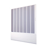 vasca marte new flex badscherm met zijsluiting witte pvc profielen balgopening magnetische sluiting verstelbaar van 140 tot 170 cm ruimtebesparend ontwerp