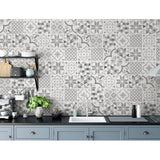grosfillex element compact premium accent kit andaluz grey pvc wandpanelen 120 x 15,4 cm modern grijs accentpaneel