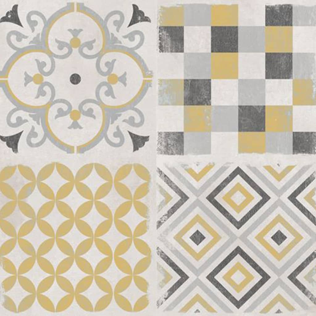 grosfillex element compact premium accent kit andaluz yellow pvc wandpanelen 120 x 15,4 cm geel accentpaneel